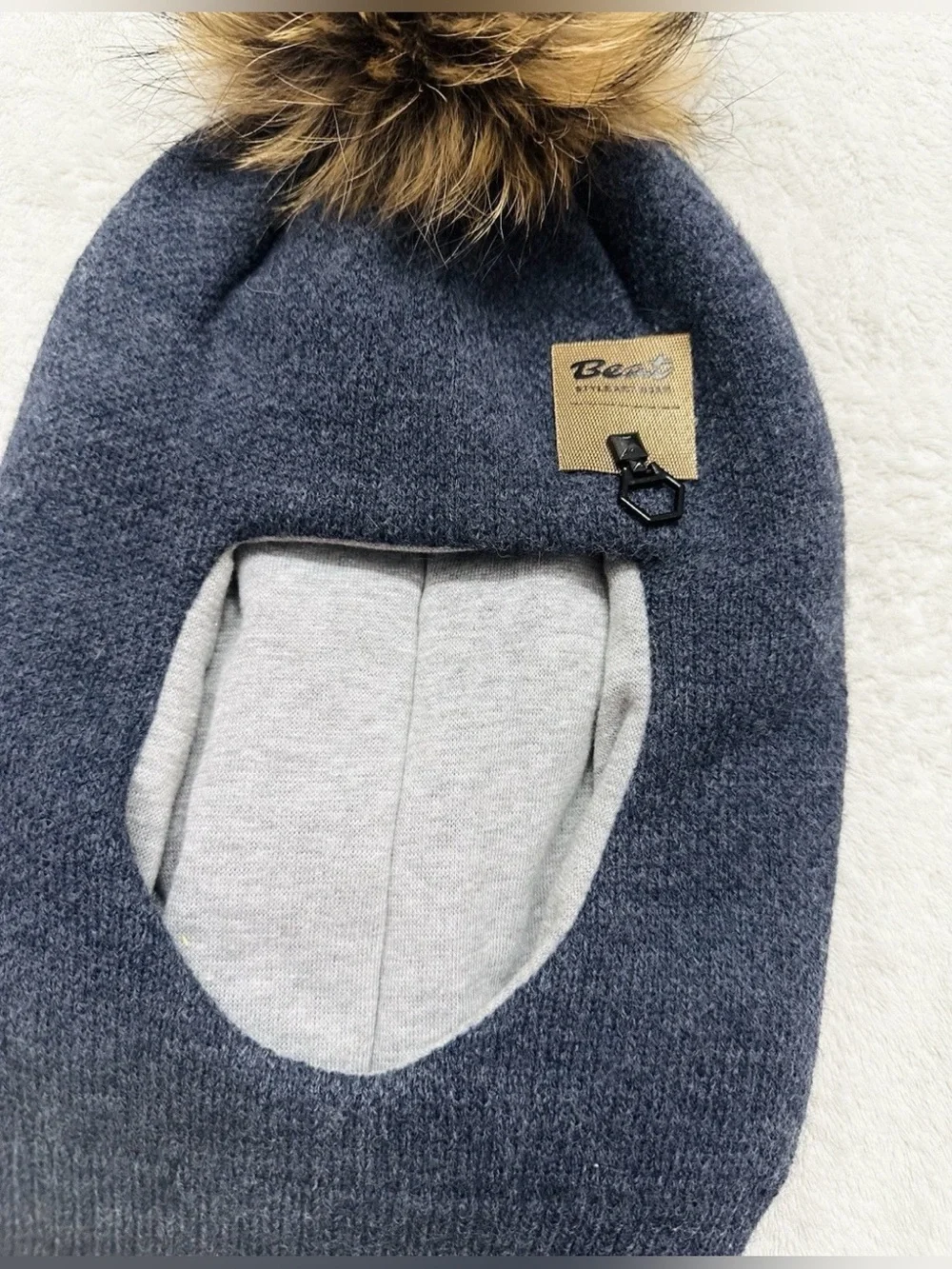 BEAT Winter Boys Hat Very Warm, Cotton Inside, Excellent Quality Size 5-8Years